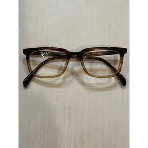 Salt Optics Eyeglasses Ollie 49-20-147 Brown Stone Handcrafted Made in Japan